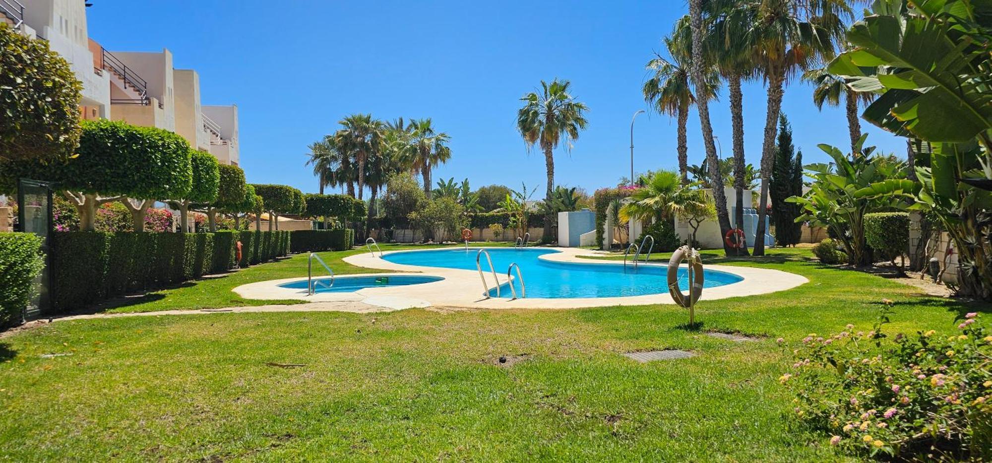 Homes of Spain, Apartamentos Paraíso Vera Playa, Ático Q, Suite Fatu Hiva con piscina privada en solárium, vistas mar en PRIMERA LINEA de PLAYA, WIFI Esterno foto