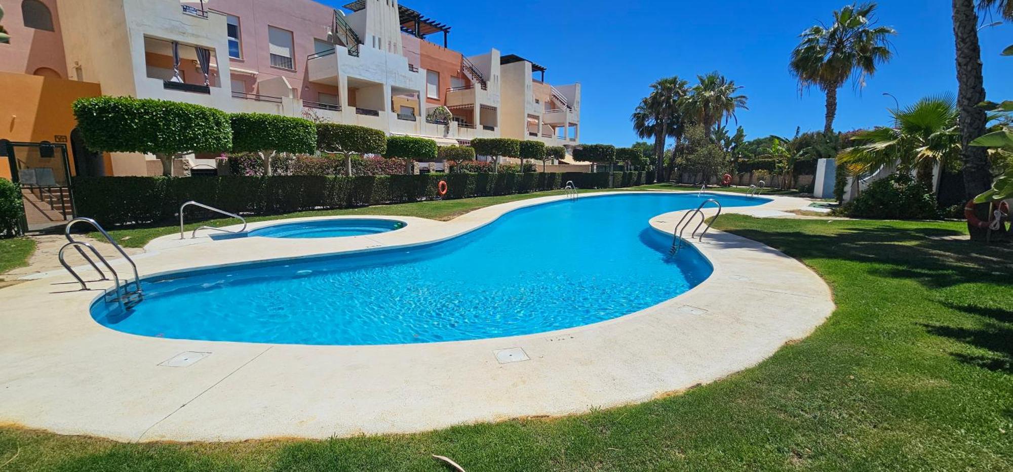 Homes of Spain, Apartamentos Paraíso Vera Playa, Ático Q, Suite Fatu Hiva con piscina privada en solárium, vistas mar en PRIMERA LINEA de PLAYA, WIFI Esterno foto